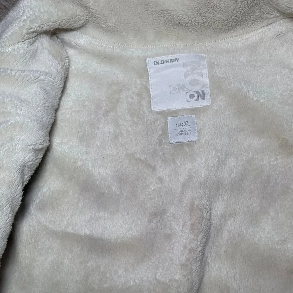 Olive green warm Old Navy kids 14‎ vest